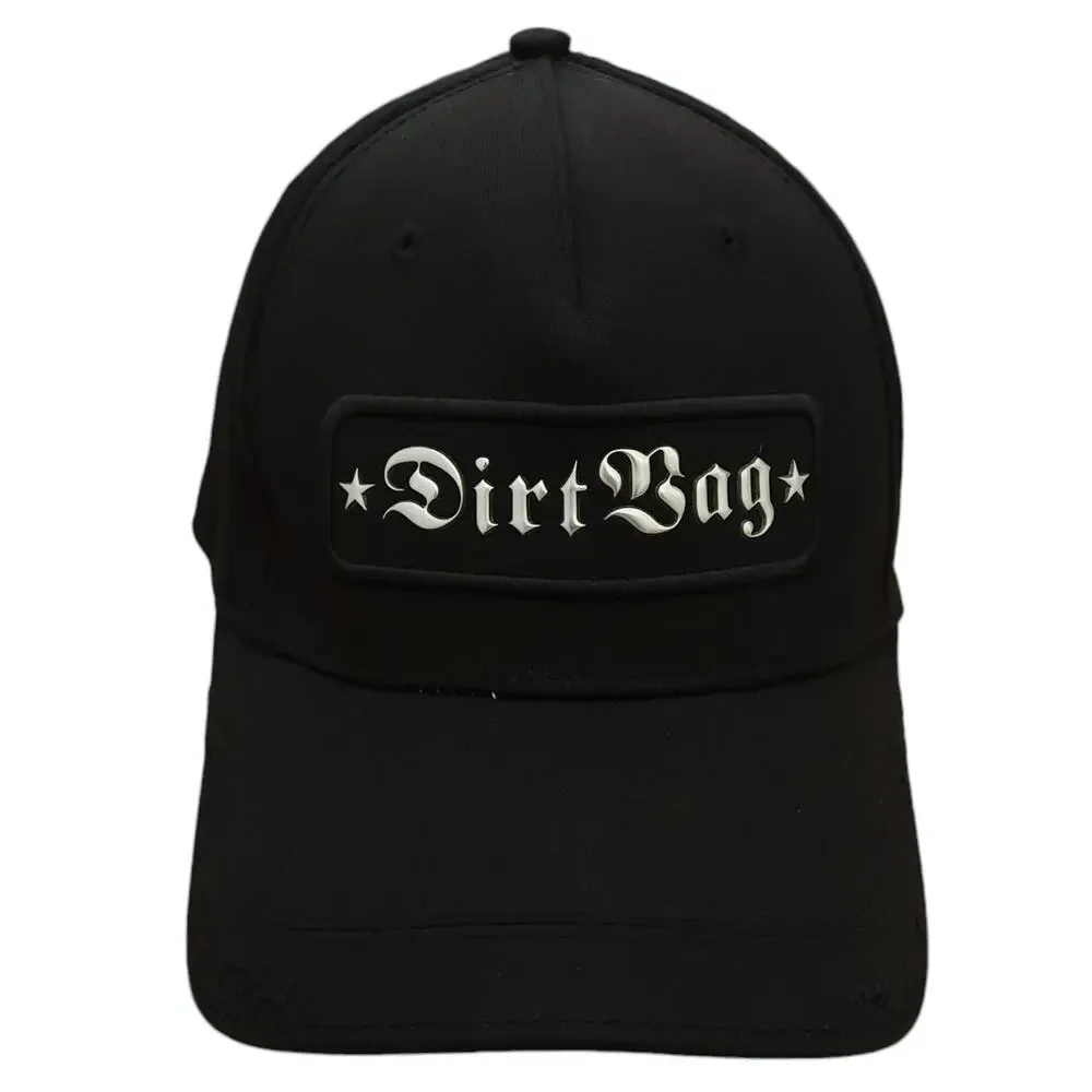 DIRTBAG Clothing Wear It 'Til It Stinks baseball cap black Flex Fit hat OS NEW - Picture 7 of 7